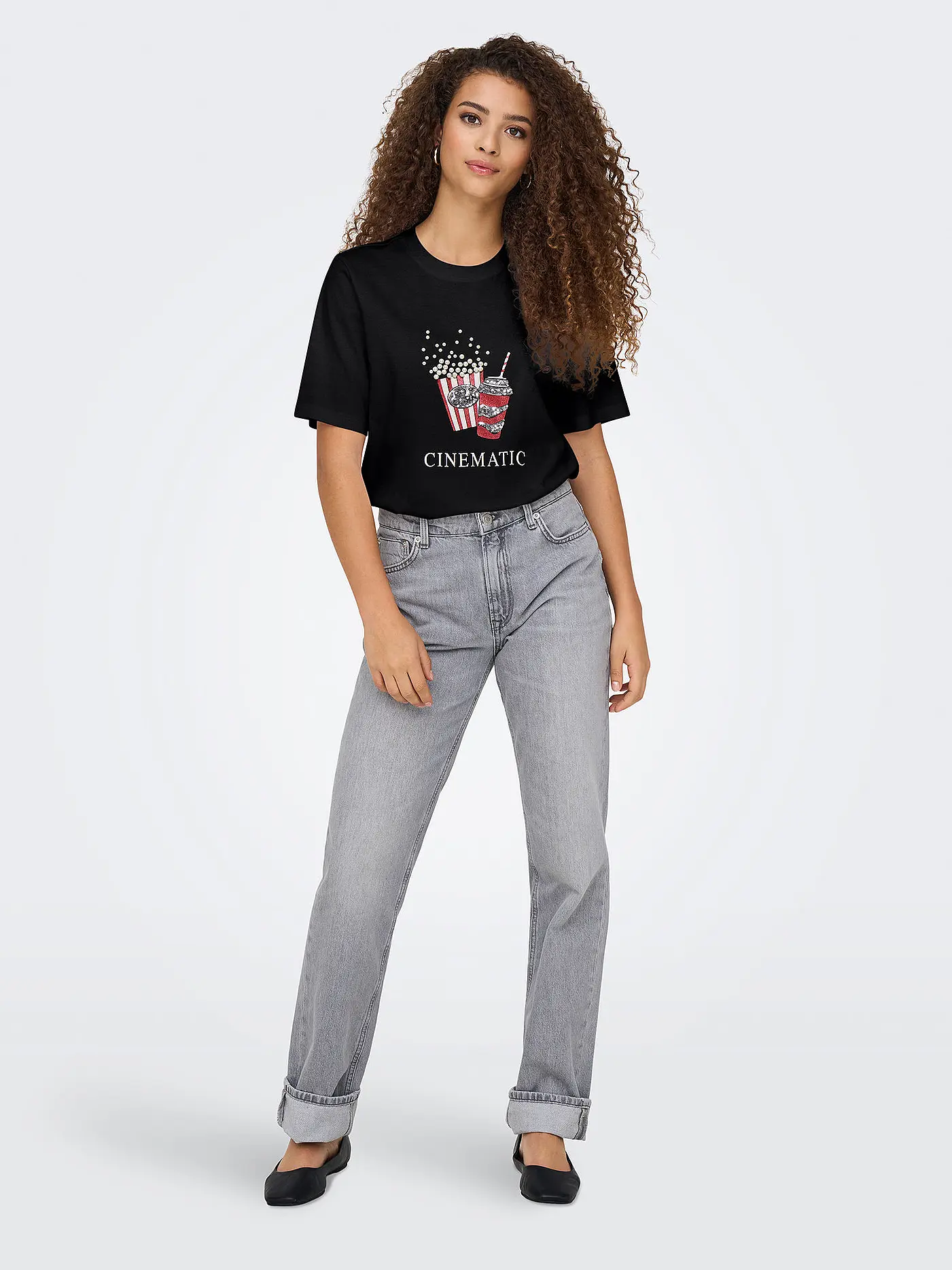 ONLY | T-Shirt ONLBURST | schwarz